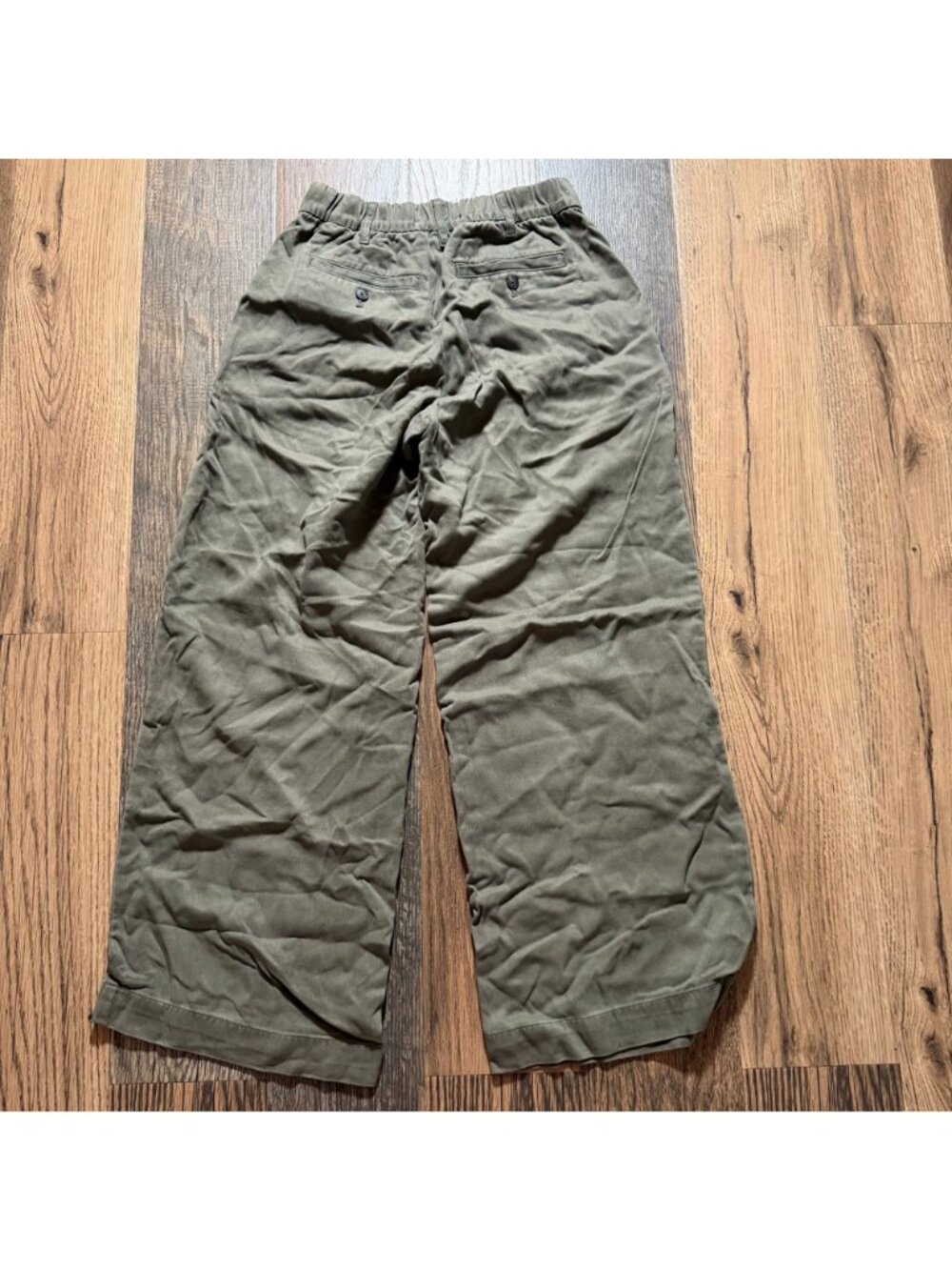 Everlane The Trouser in Buttersoft Tencel Chino Kalamata Green Size 00 NWT - Picture 5 of 5